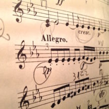 music score
