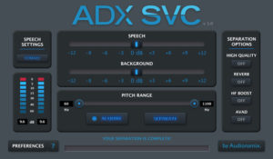 Audionamix Speech Volume Control