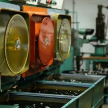 Injection moulding pressing