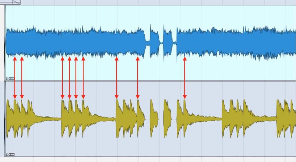 Distorted guitar editing