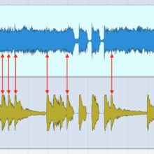 Distorted guitar editing