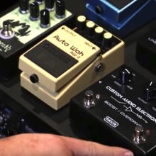 guitar pedals on mix