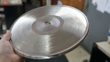 Vinyl record stamper