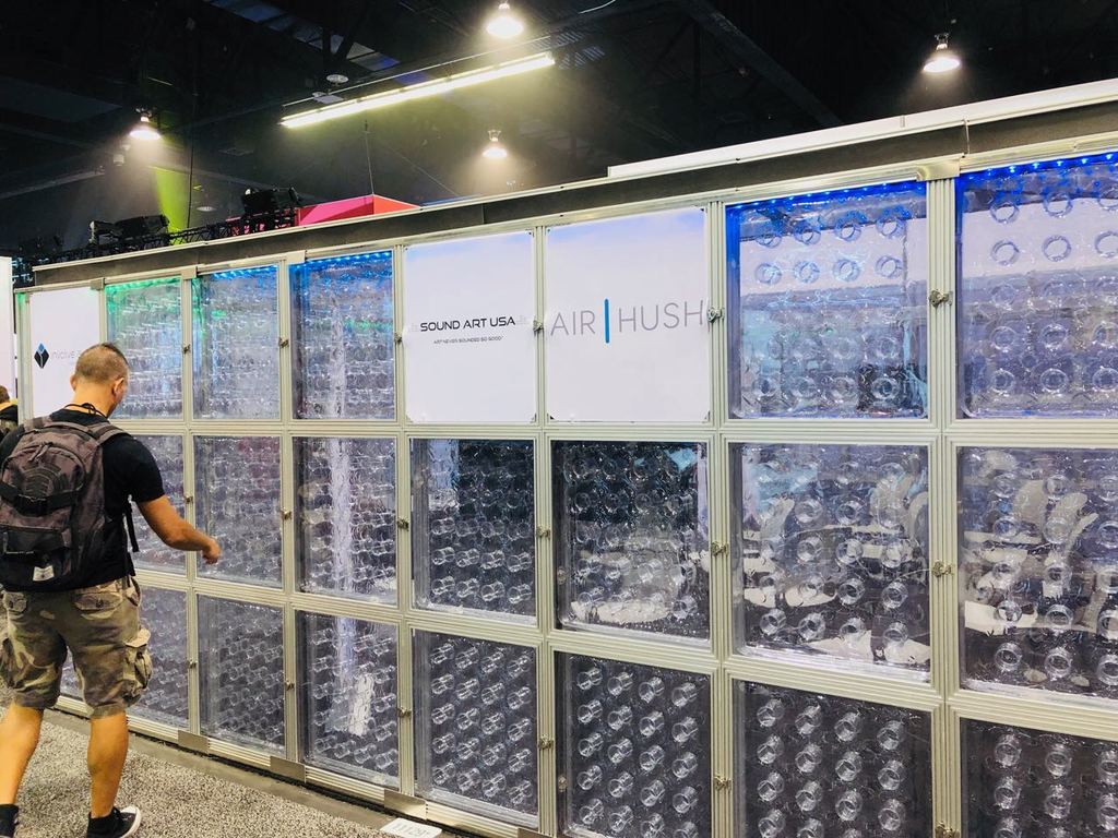 Air Hush 2019 NAMM show floor
