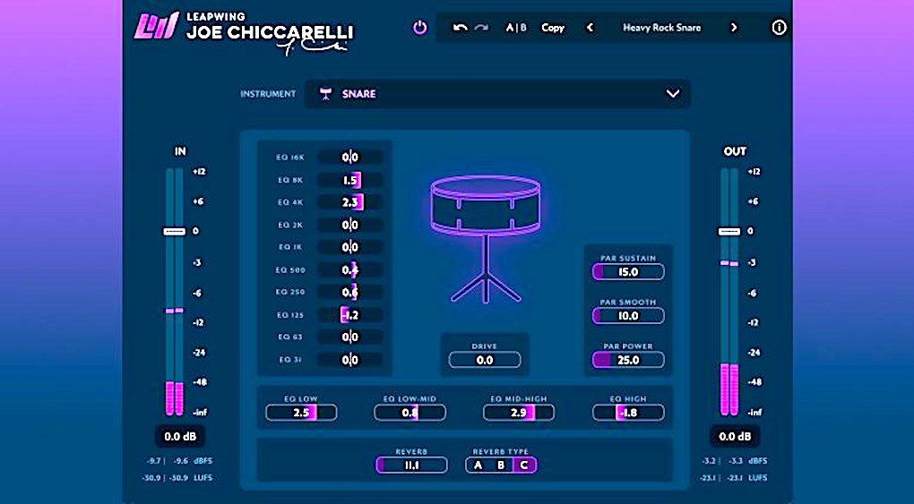 Leapwing Joe Chiccarelli Signature Plugin on New Music Gear Monday - Bobby Owsinski's Music Production Blog