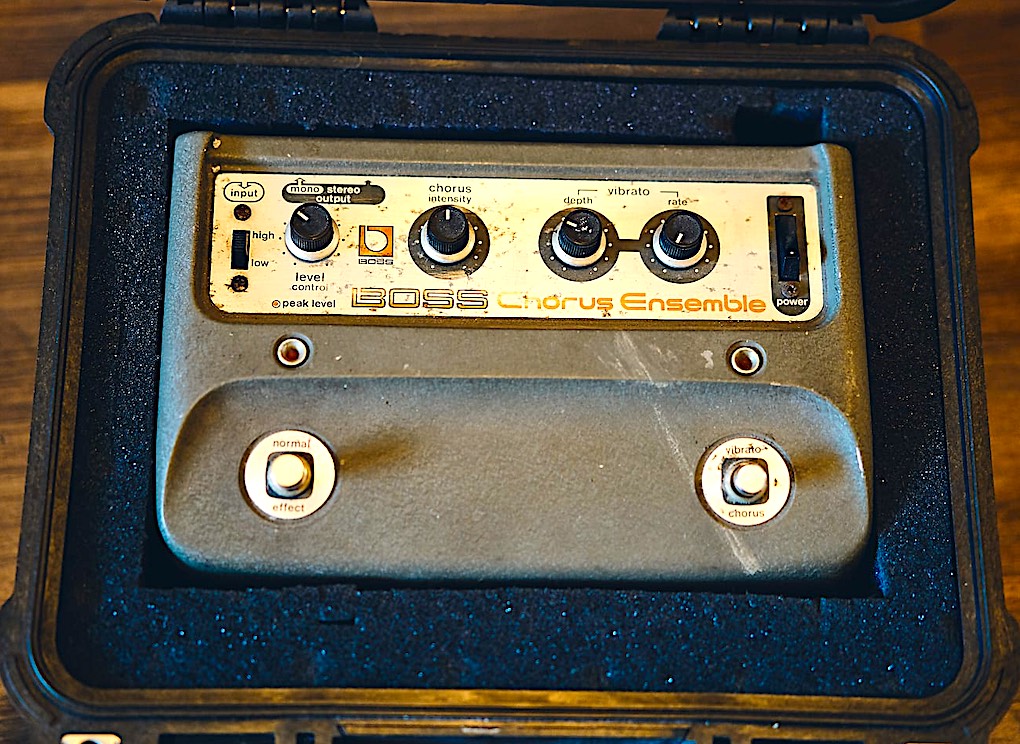 Boss CE-1 Chorus Ensemble pedal serial #1 for a million dollars