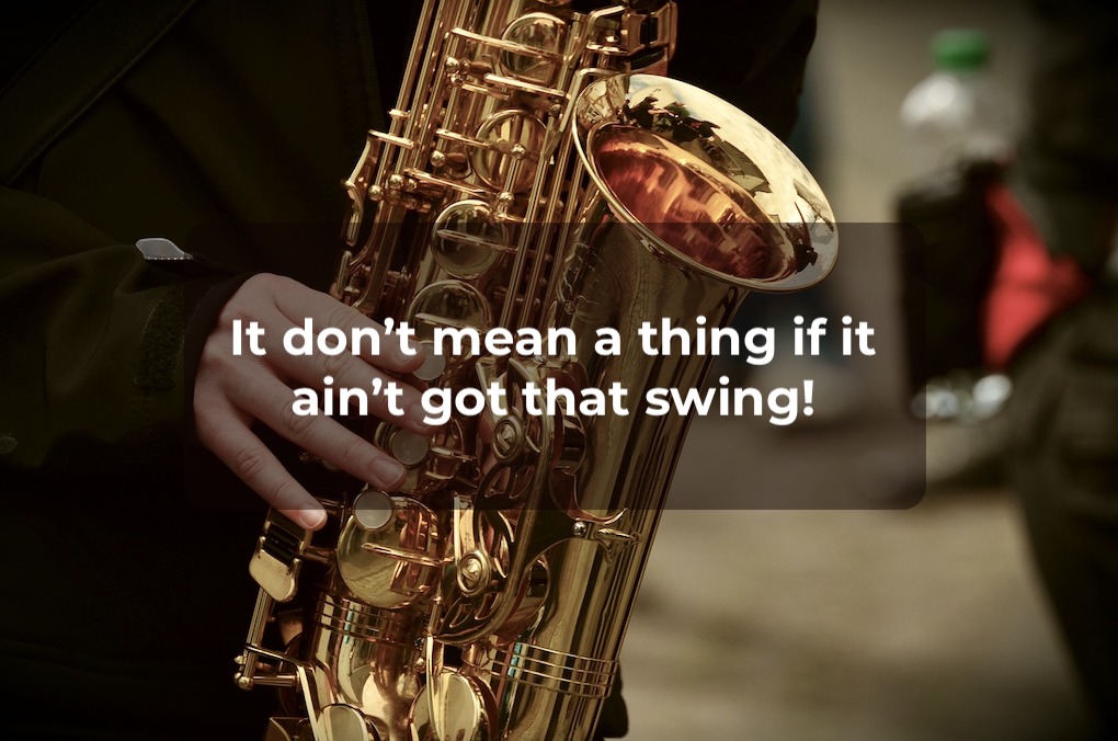 Saxophone swing